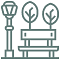icon for an outdoor seating area