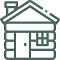 icon for a lodge cabin