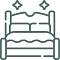 icon for a queen size bed