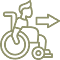 Wheelchair access icon