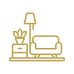 an icon of the living area