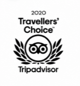 Tripadvisor Travellers Choice 2020 award badge for Bravo Beach Resort Siargao