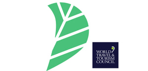 Hotel Sustainability Basics logo with World Travel & Tourism Council branding at Sarovar Portico Outer Ring Road, Bengaluru