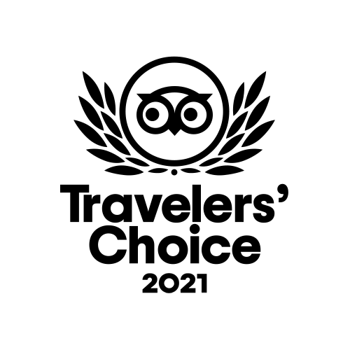 Tripadvisor Travelers Choice 2021 award badge
