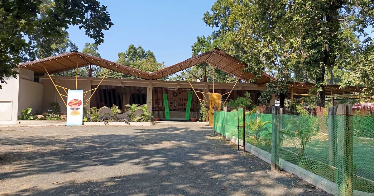 Property entrance at Signum Resort, Bandhavgarh