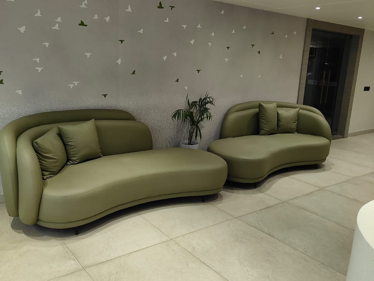 Another corner of the lobby seating area at Signum Tathastu Boutique Hotel, Haridwar