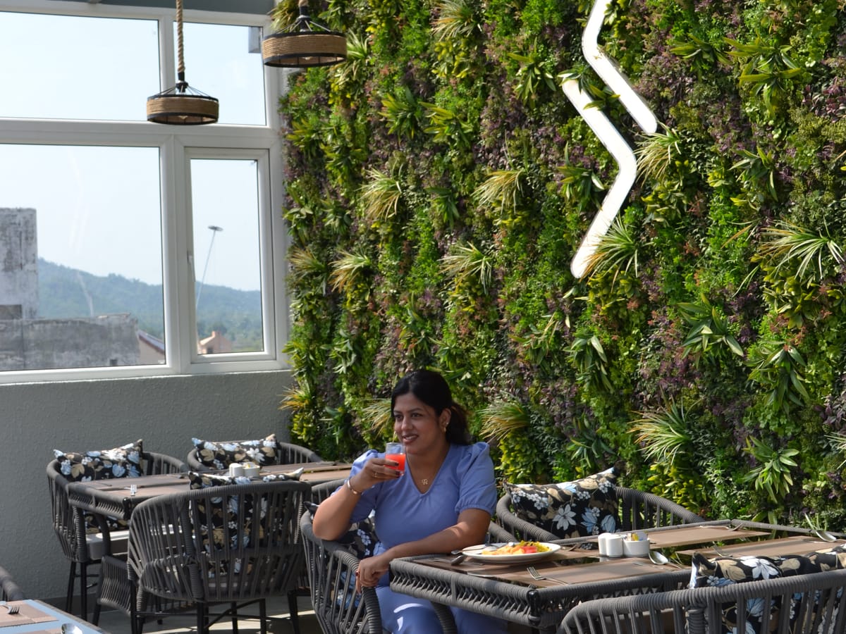 Another view of Signum Cafe at Signum Tathastu Boutique Hotel, Haridwar