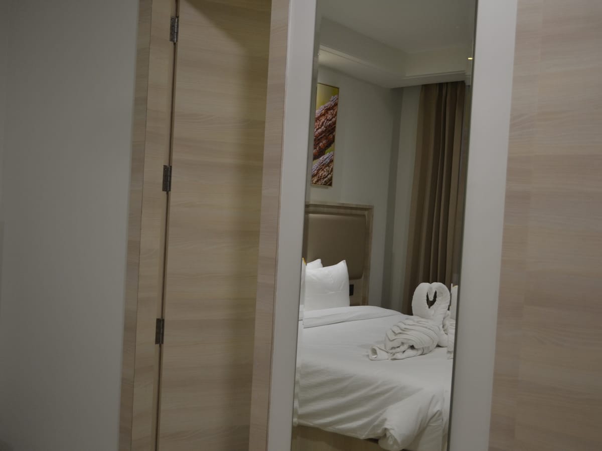 A Standard Double Room with the workspace at Signum Tathastu Boutique Hotel, Haridwar