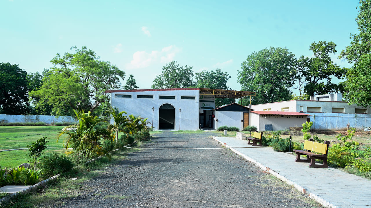 The exterior of a Signum property, approached along its driveway