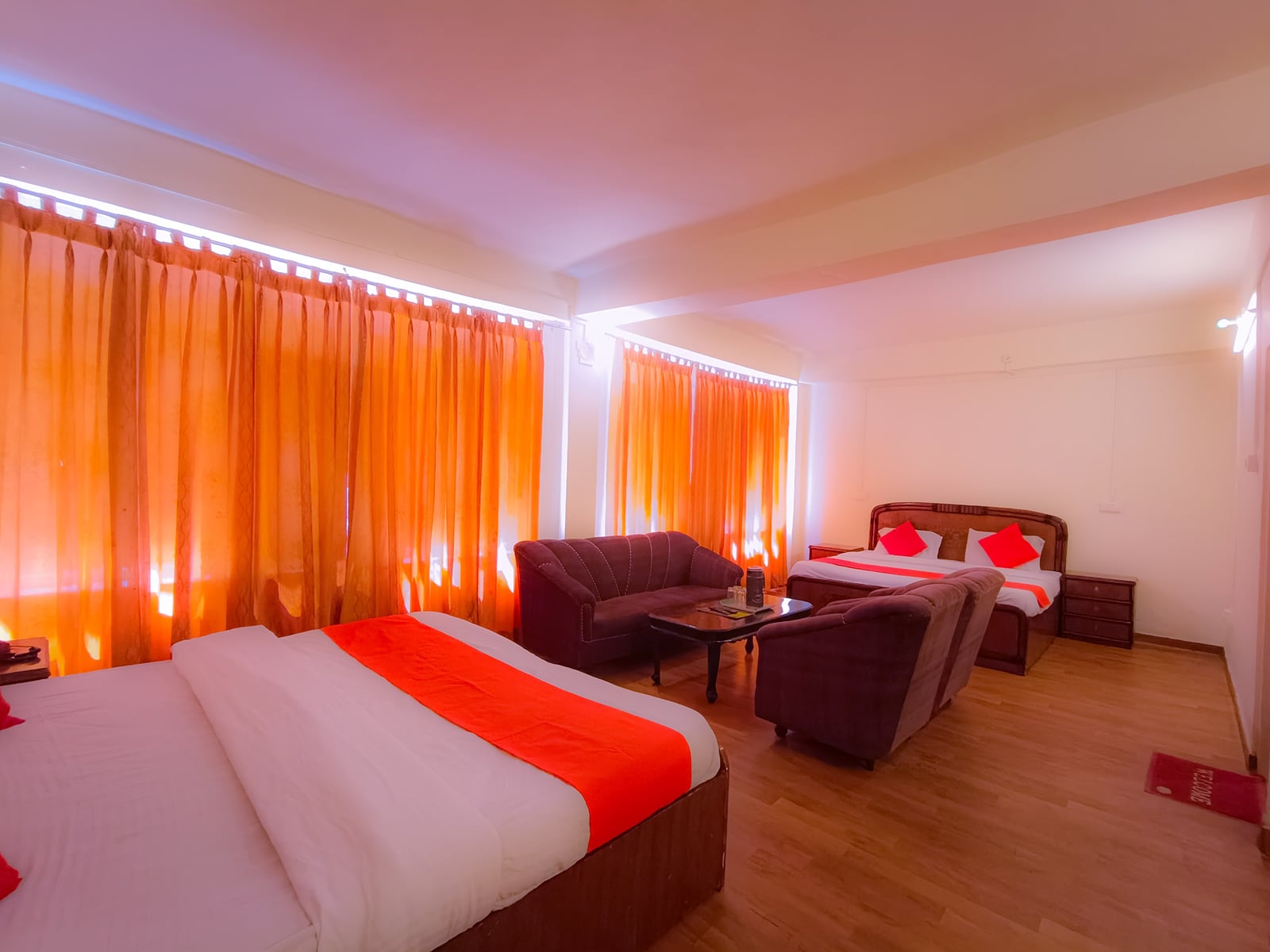 Four Bed Room beds, Hotel Surya Resort