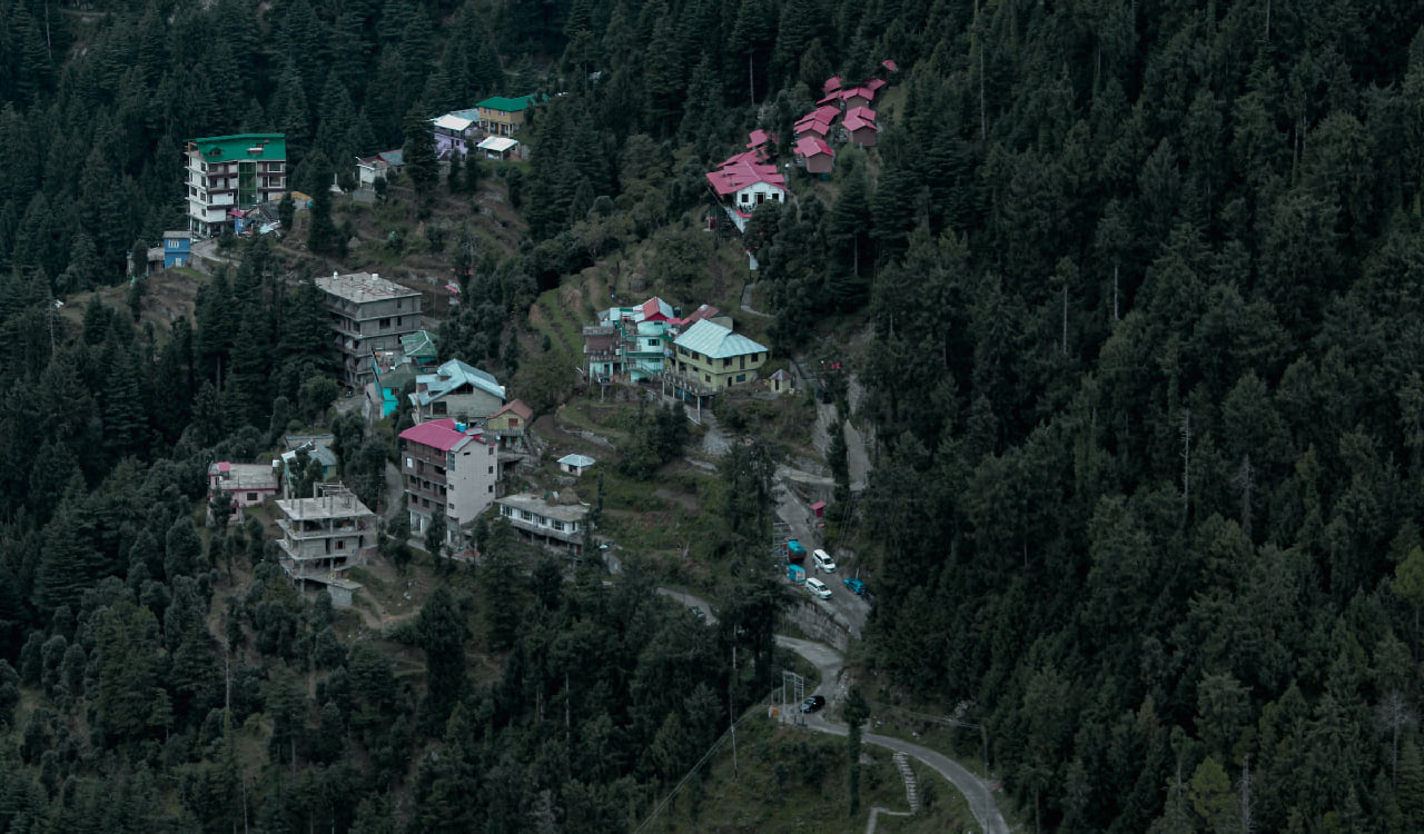 Dalhousie town among the deodars