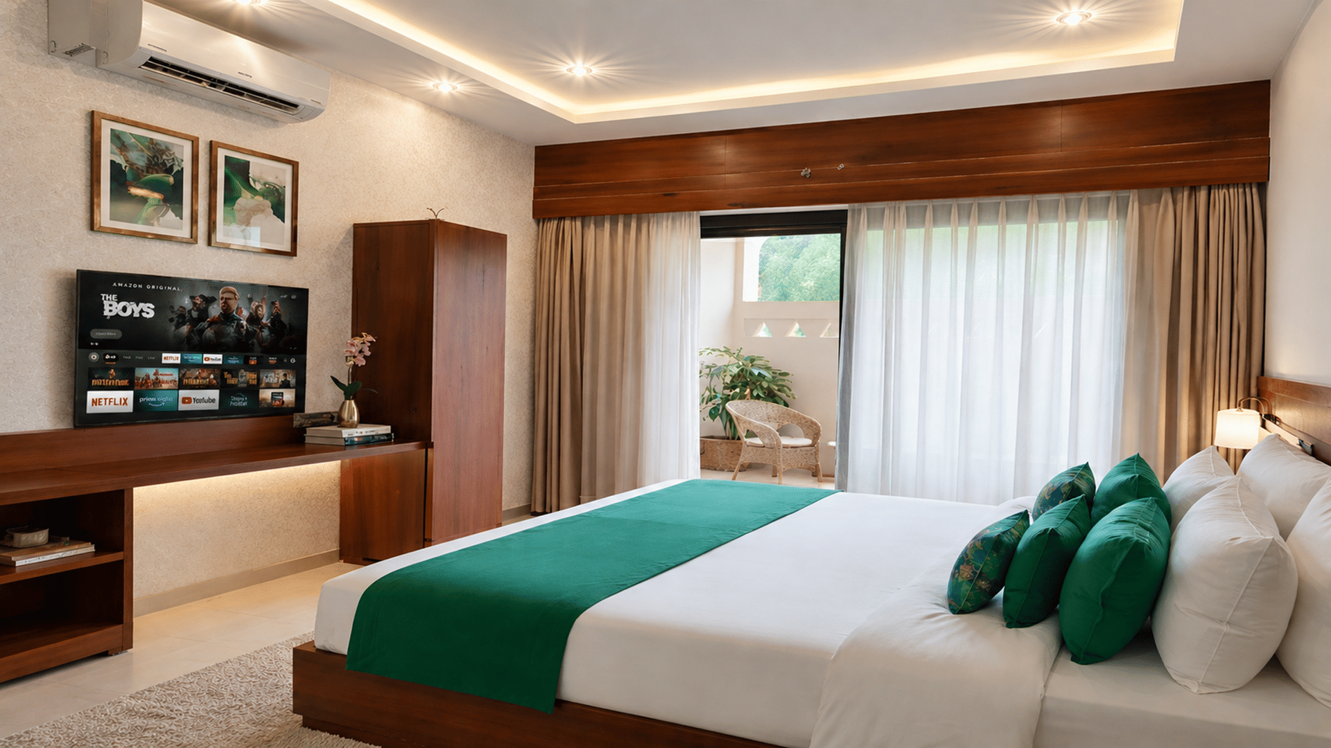Deluxe Room with Private Balcony at Signum Resort, Bandhavgarh