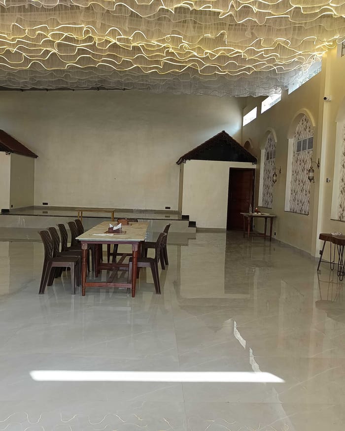 Guests seated for a celebration at Signum Resort, Bandhavgarh
