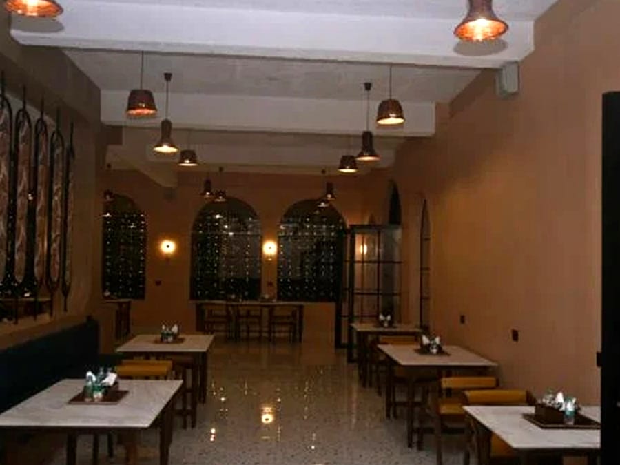 The dining room at Signum Resort, Bandhavgarh
