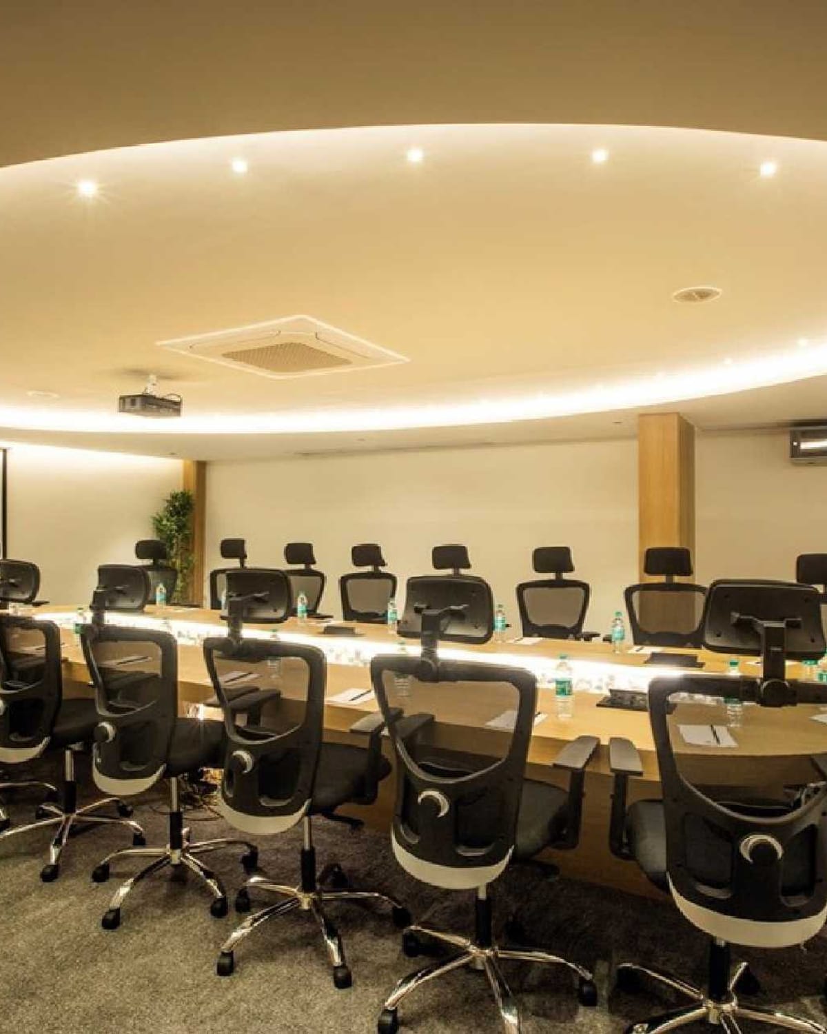 The Boardroom set for a corporate meeting