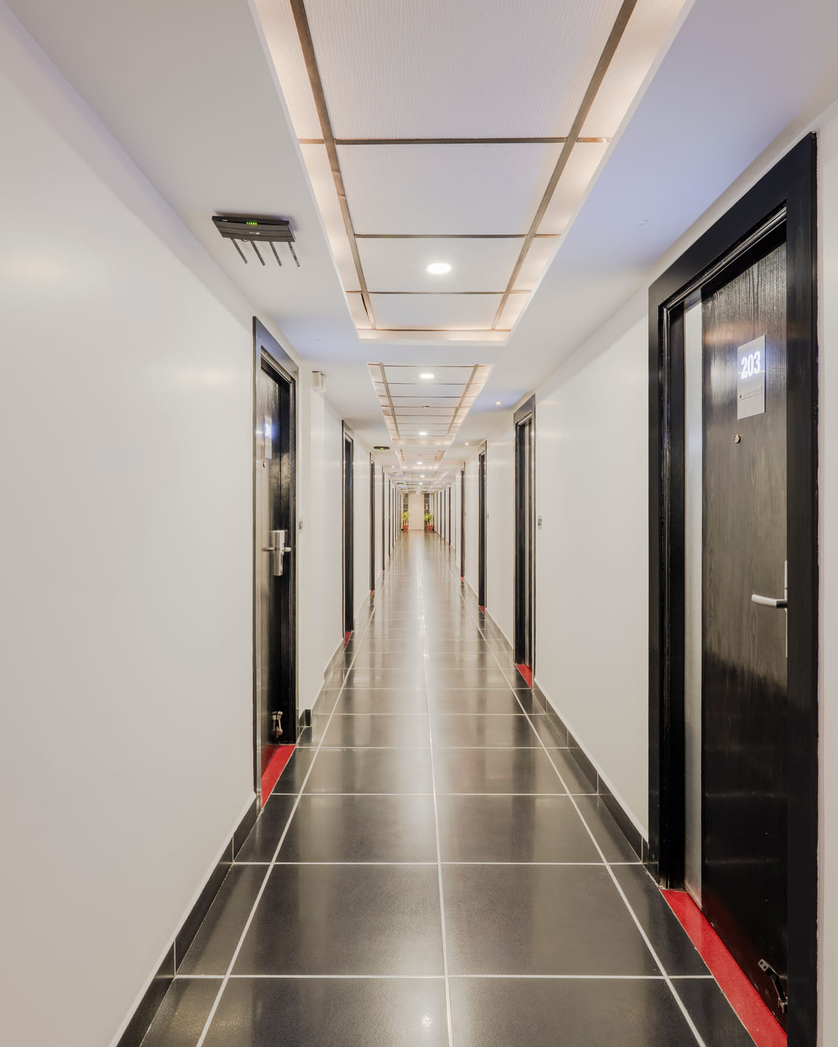 Guest-room corridor