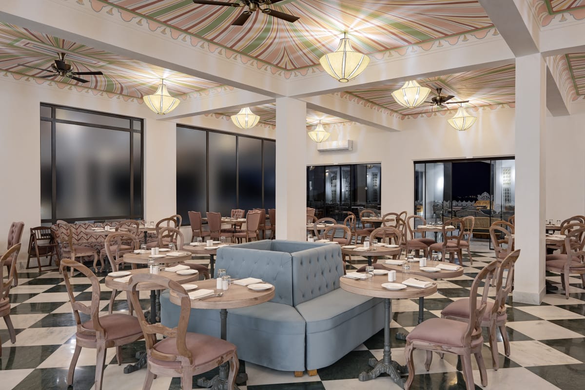 Fine Dining Restaurant at Fateh Vilas, Udaipur