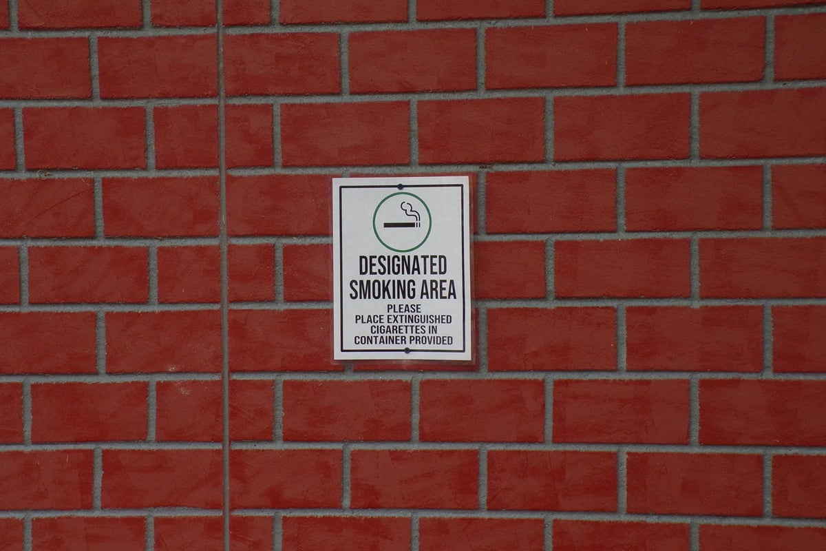 Designated Smoking Area at VIVIDUS Sleek CN Windsor