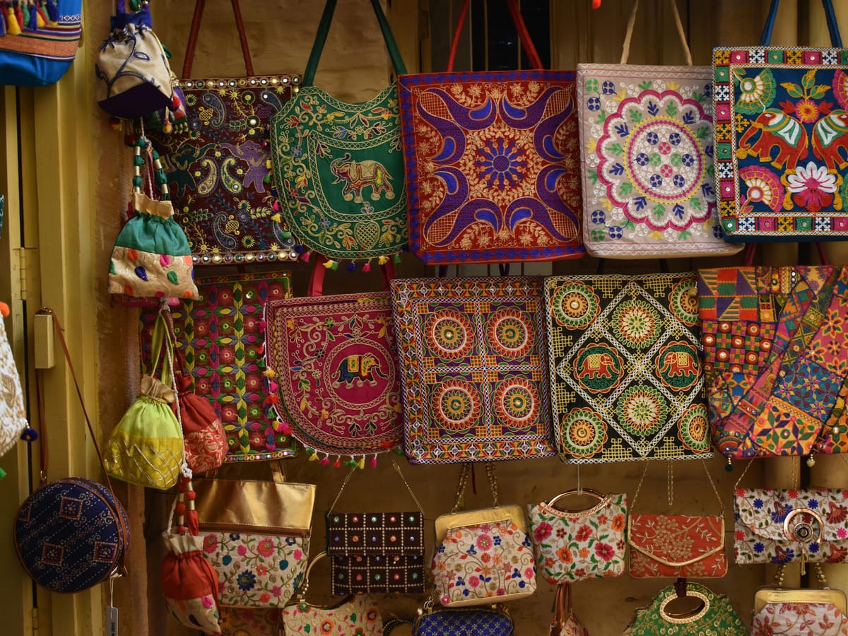 Local artisan crafts from the villages around Udaipur