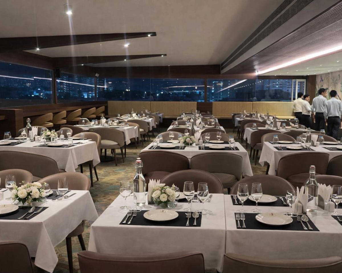 Aurora rooftop restaurant at RD Hotels, Bellandur