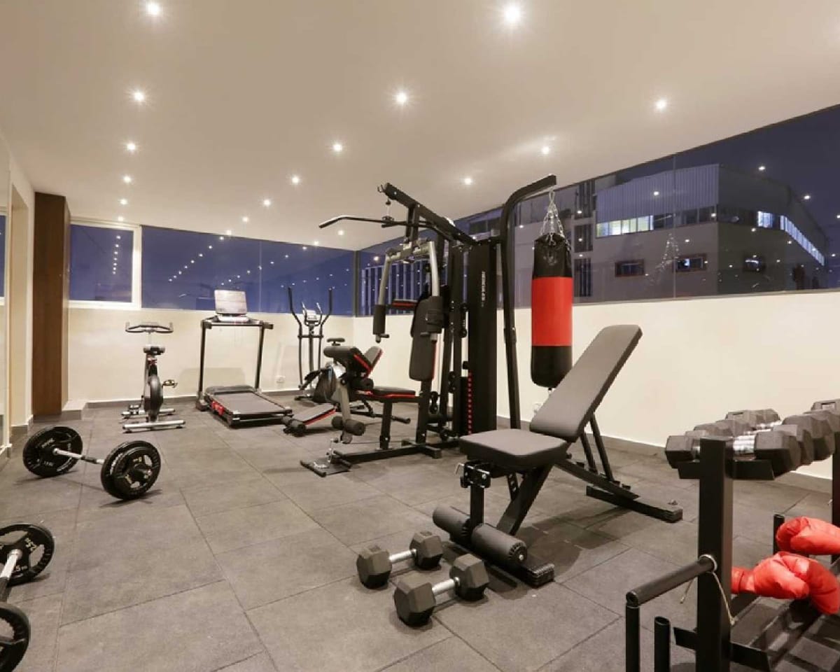 Fitness centre at RD Hotels, Bellandur