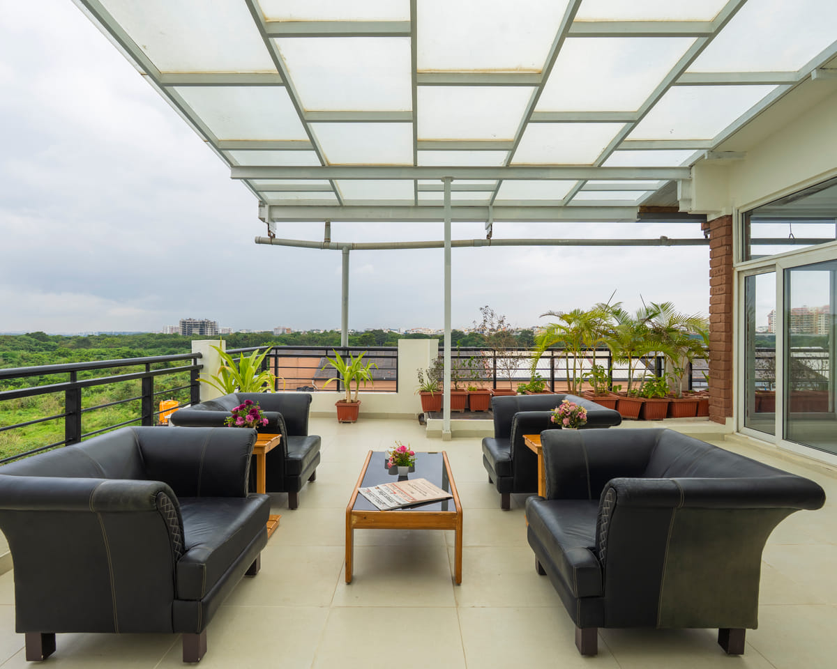Terrace lounge area