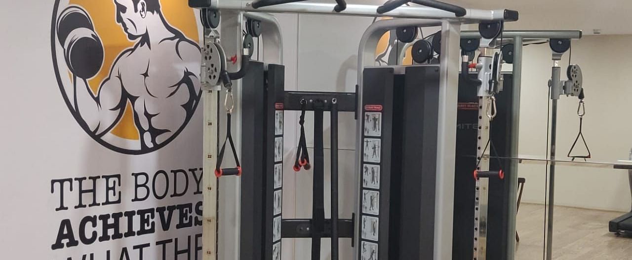 Shot of a machine at the in house gym at Mirage Hotel.