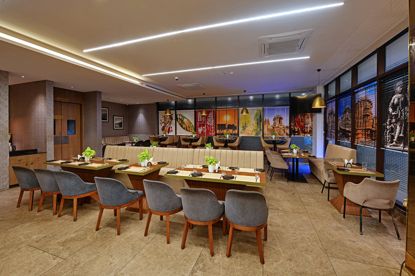 Atlas World Café at VIVIDUS Sleek Aarya Mansion