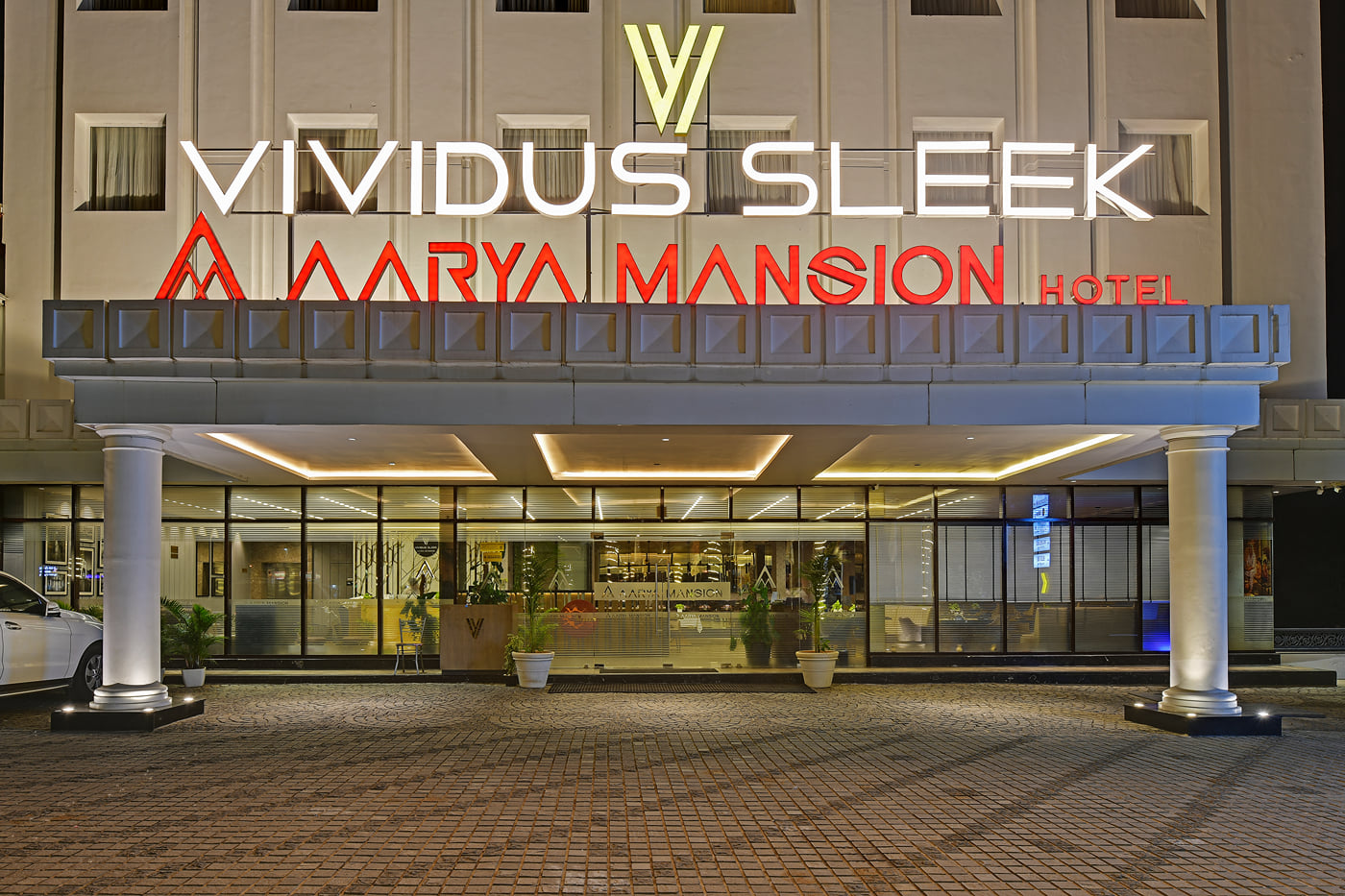 VIVIDUS Sleek Aarya Mansion entrance