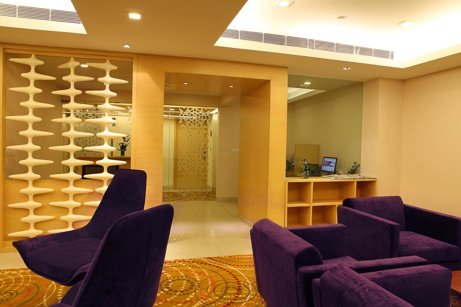 Seating in the Club Lounge