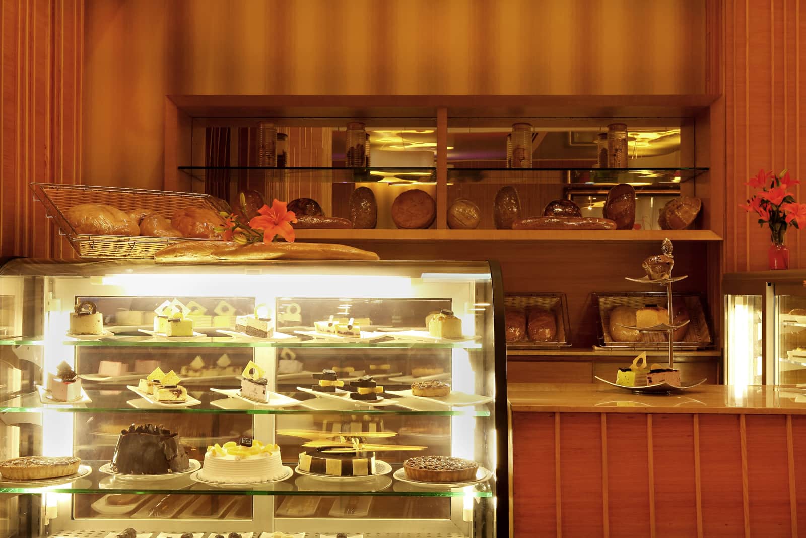 The chilled display at the Zing GourMET Shop