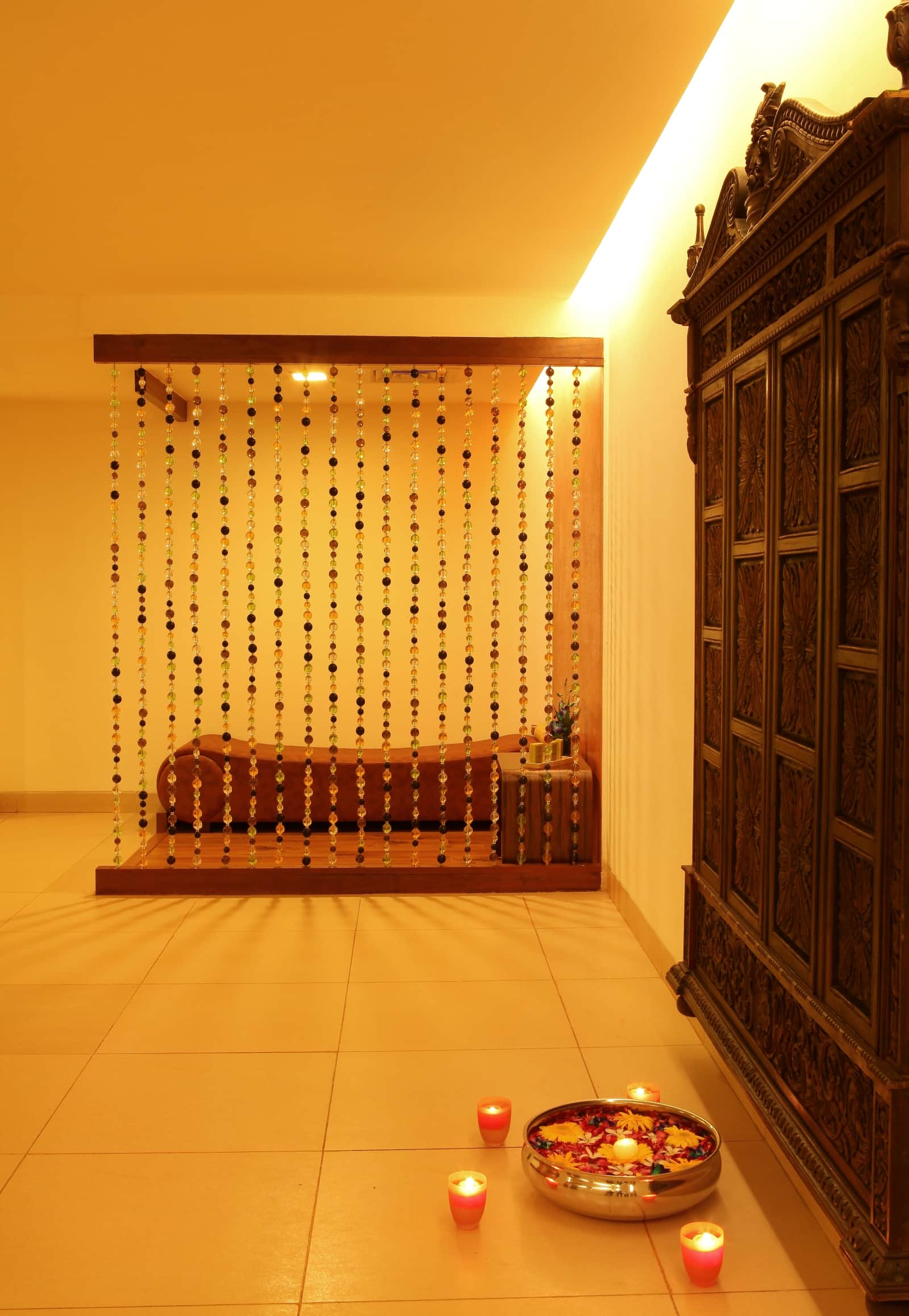 A treatment room at neoVeda Spa