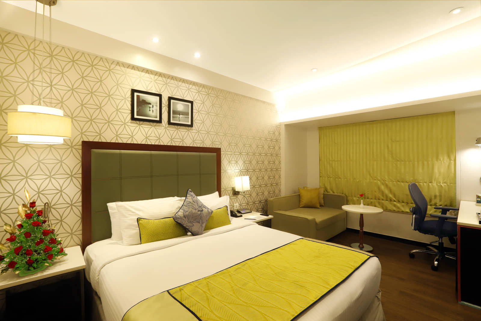 The Sahil Hotel room interior