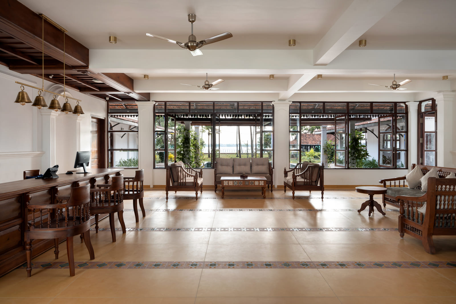 Sabha, the air-conditioned executive boardroom for meetings and small conferences at Sanskreti, Kochi