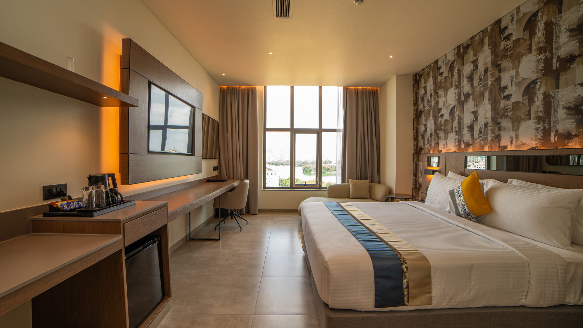 Guest room at RG Grand Hotel & Convention, Bengaluru