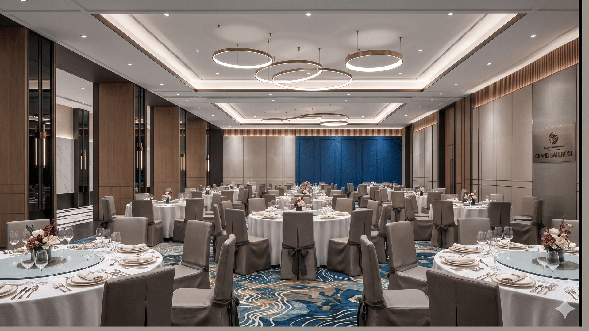 Grand banquet and convention hall at RG Grand Hotel & Convention, Bengaluru
