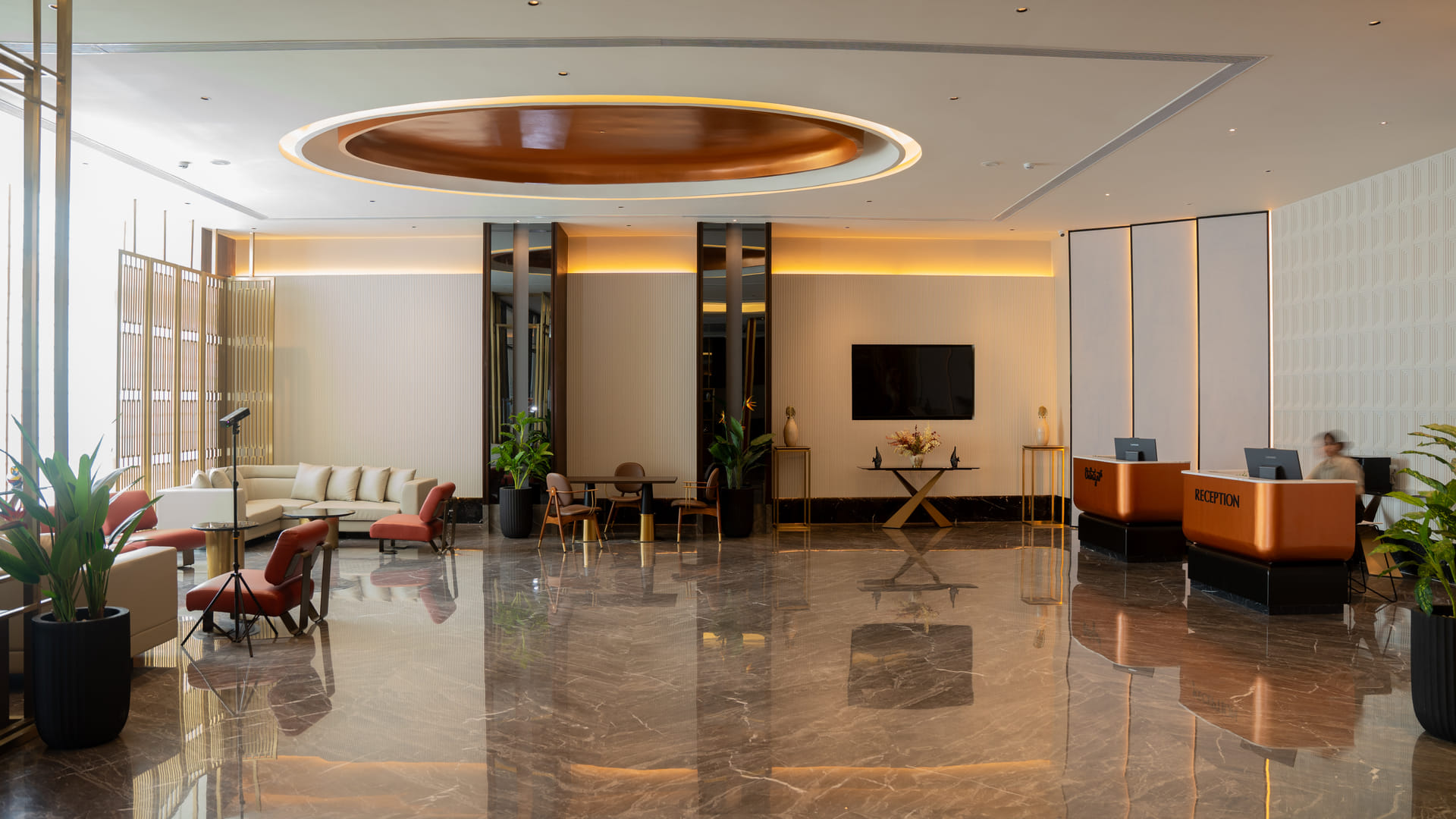 Lobby at RG Grand Hotel & Convention, Bengaluru