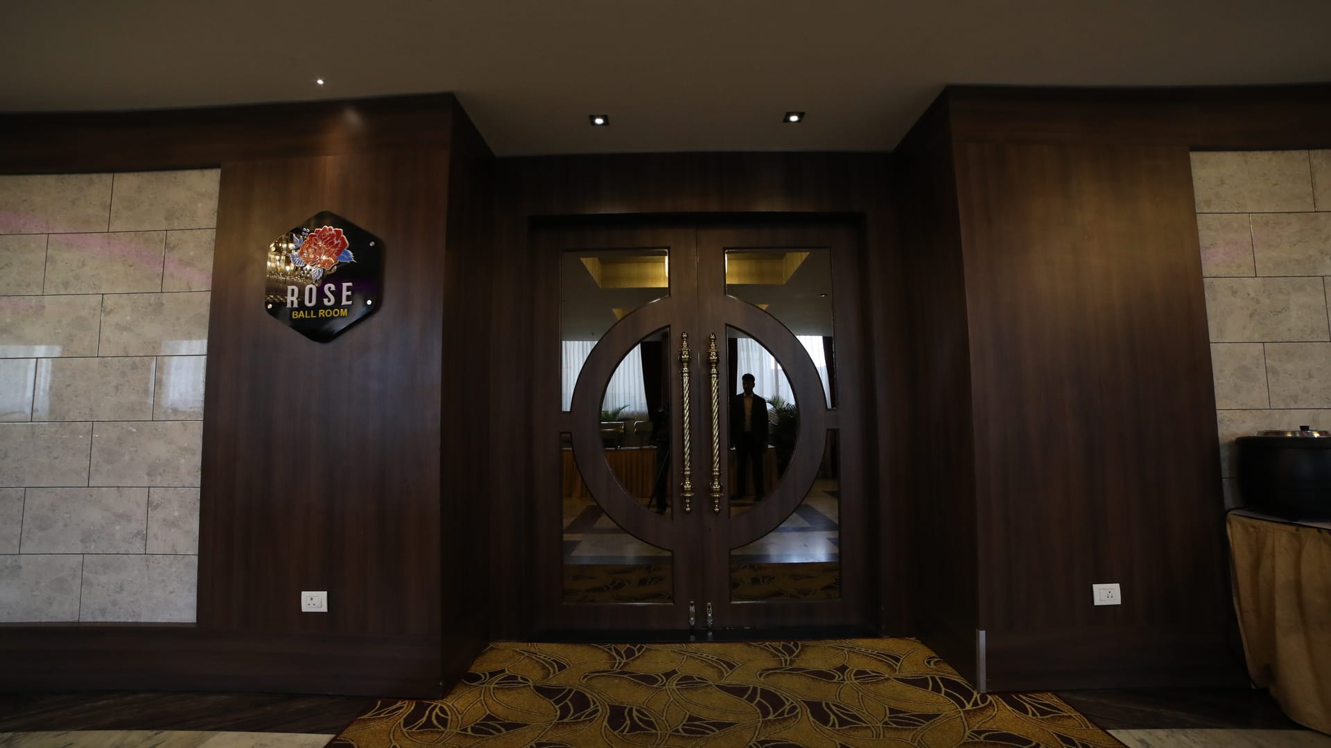 Banquet and convention hall at RG Royal Hotel & Convention, Bengaluru