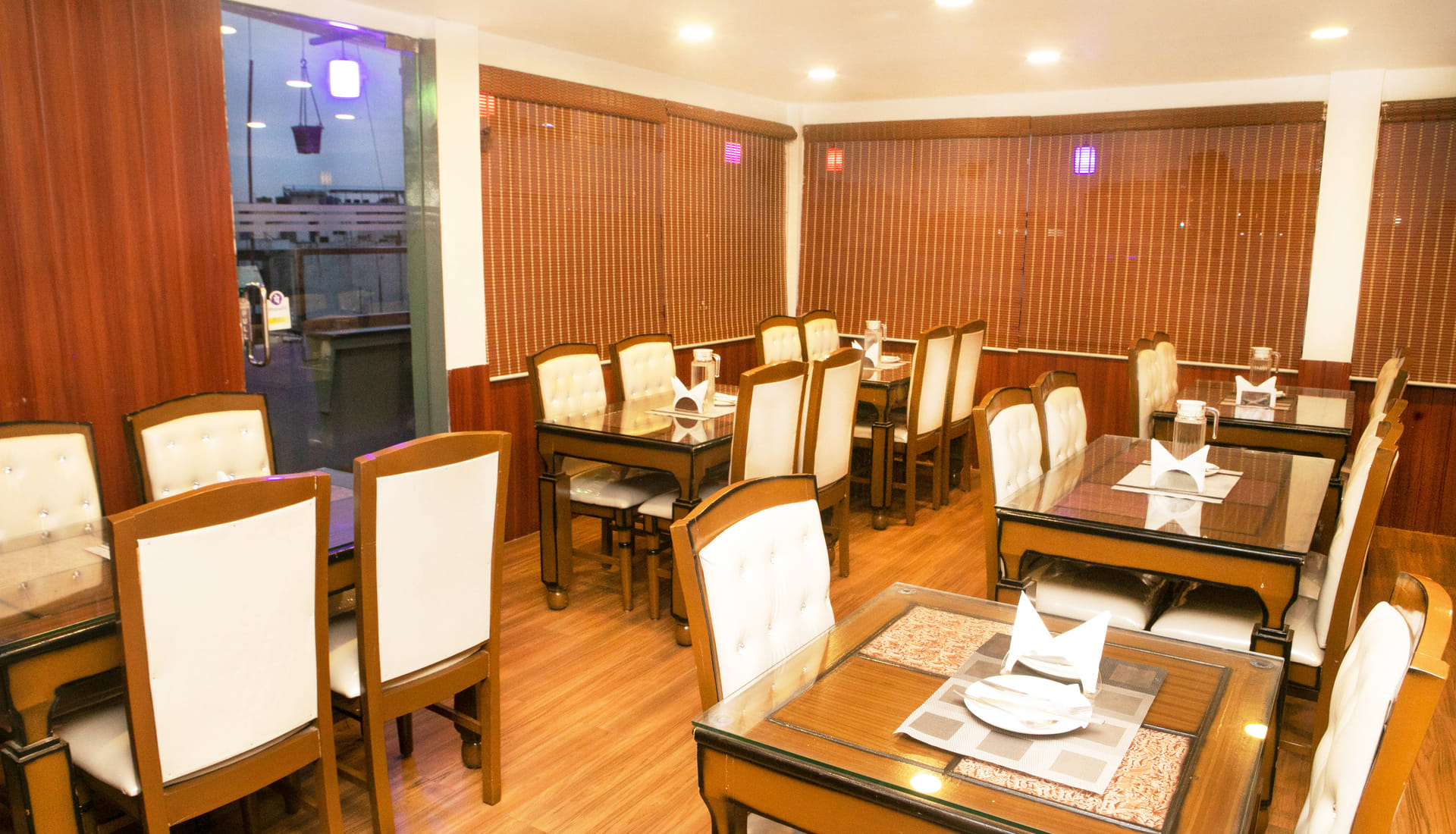 The dining room at R D Restaurant
