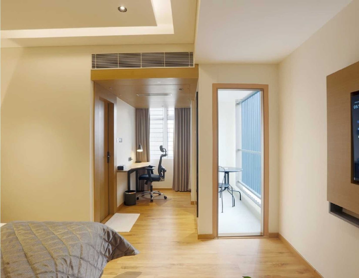 Suite sitting area at RD Hotels, Bellandur