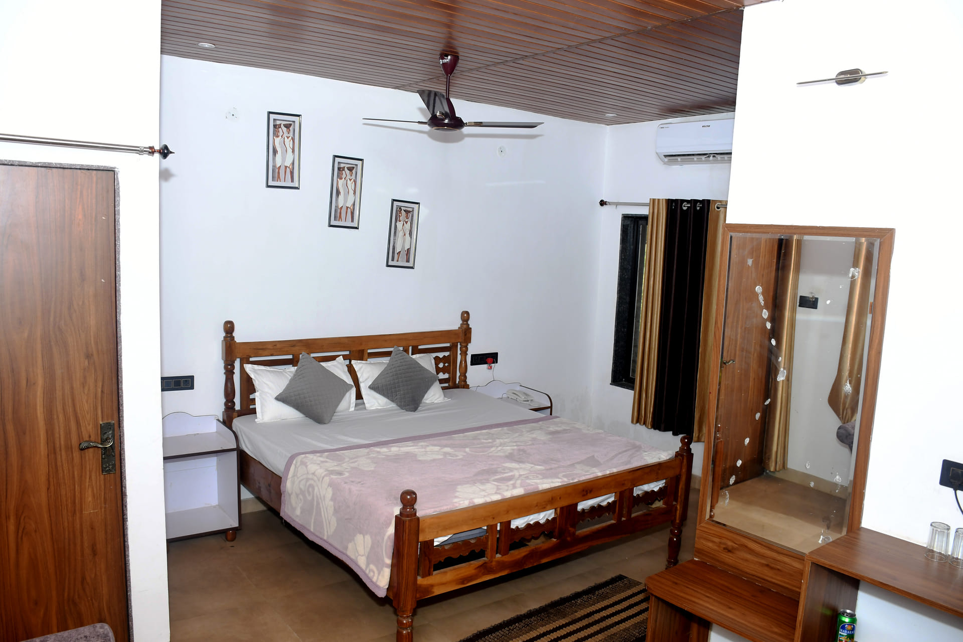 Heritage Room interior with stone walls