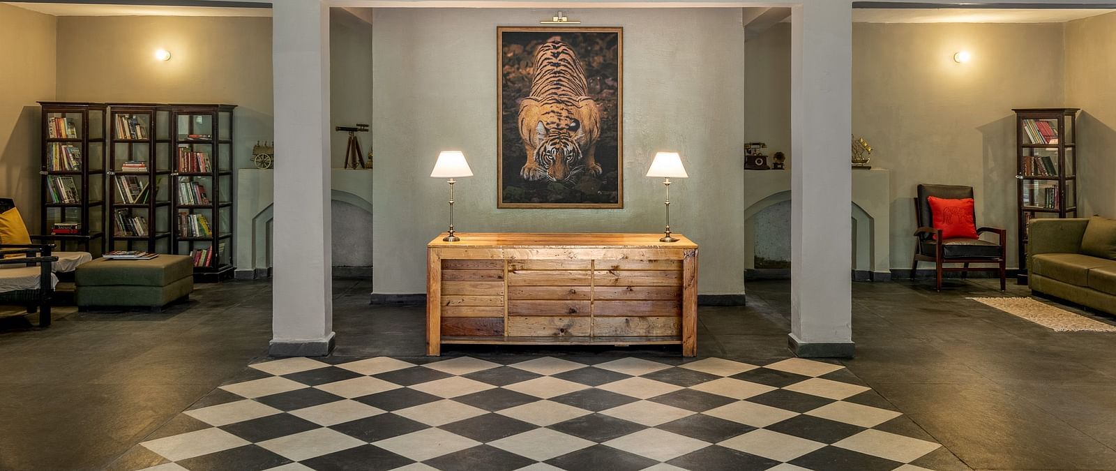 Reception at Saccharum Safari Lodge, Kanha Tiger Reserve 2