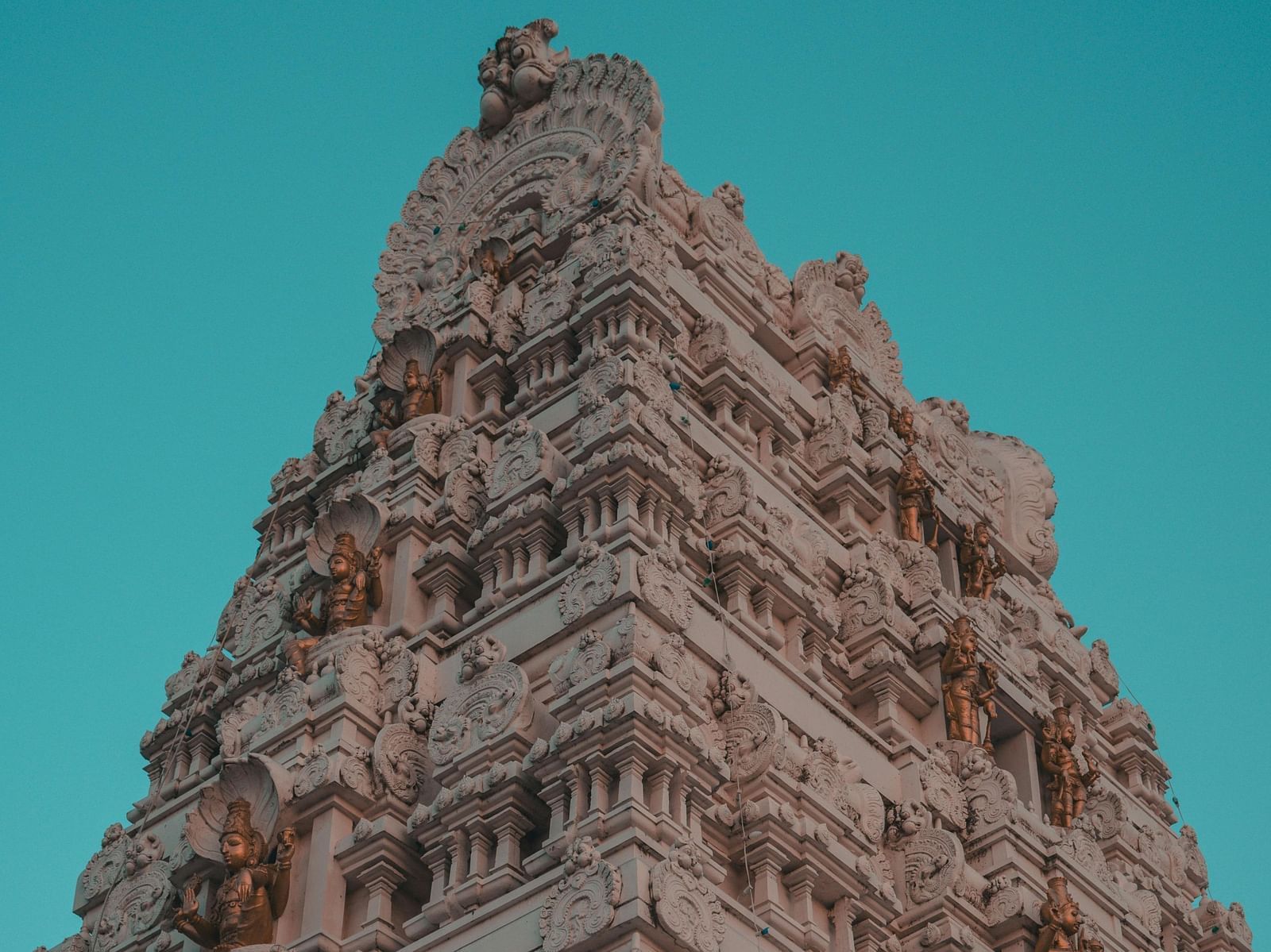 Lower side  angle image of the temple 