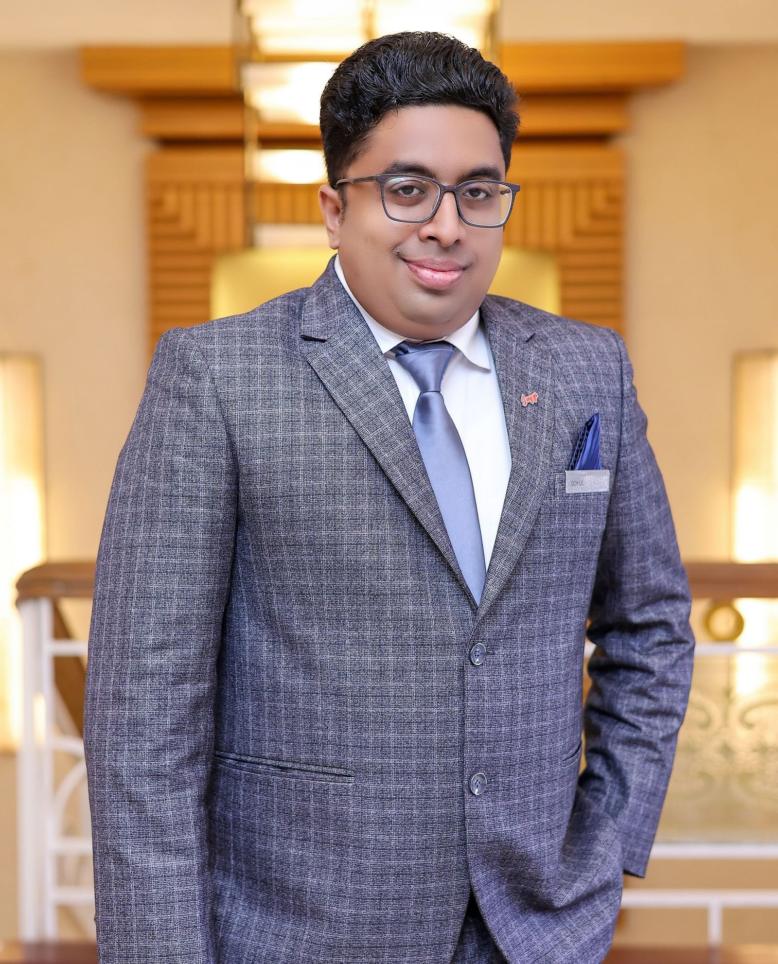 A photo of Mr. Gokul at Grand Chennai By GRT Hotels.