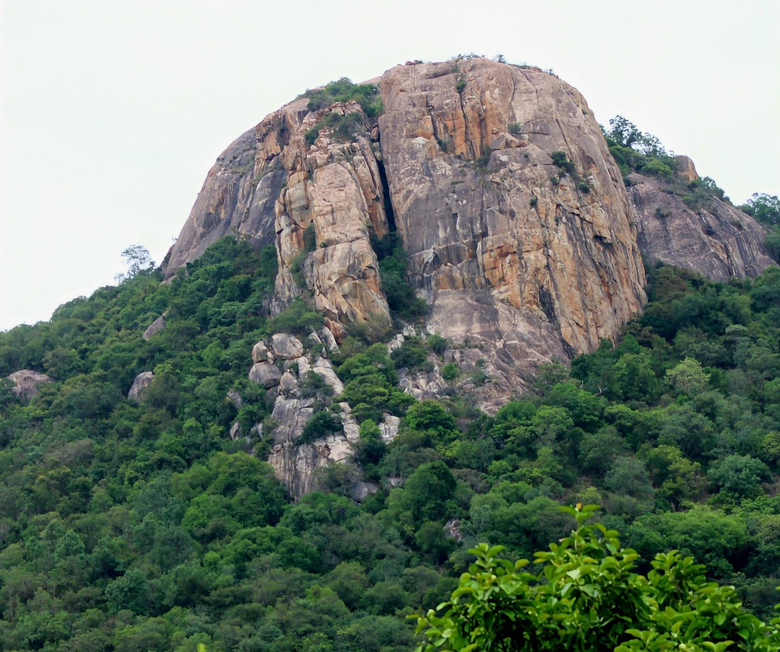 Picture featuring a mountain in the bright day light.