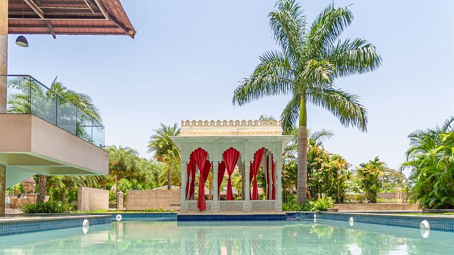 Palm-Fringed Poolside Bliss at Crescent Spa & Resort, Indore