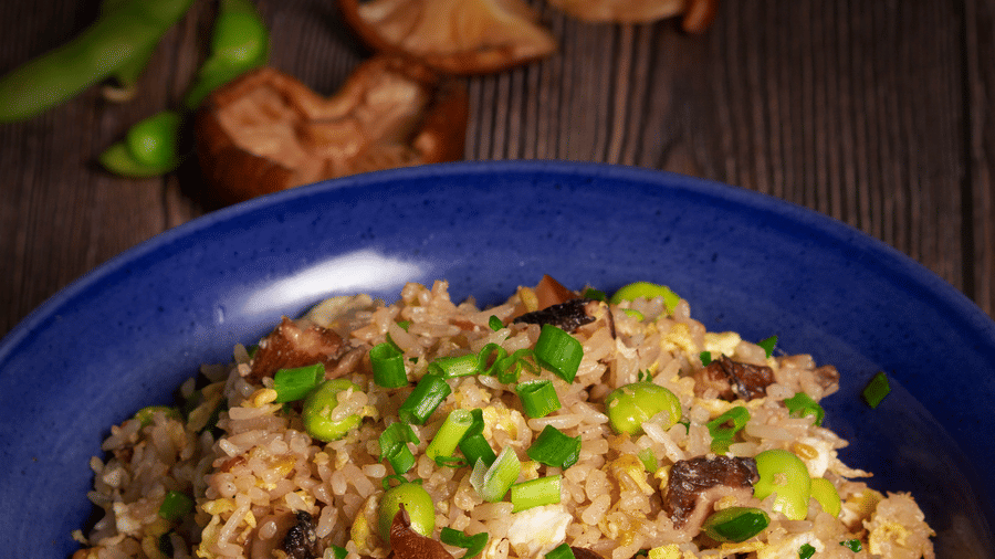 Truffle and Edamame Fried Rice