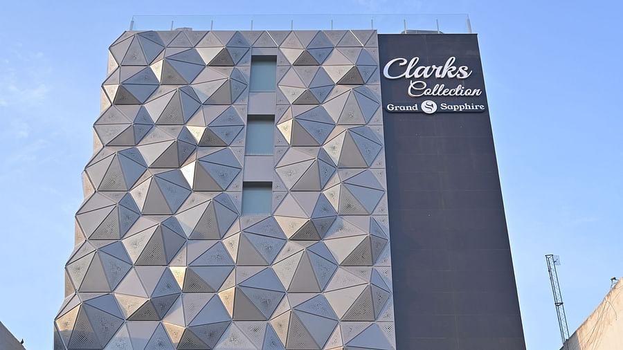 facade image of the Clarks Collection Grand Sapphire, Ajmer.