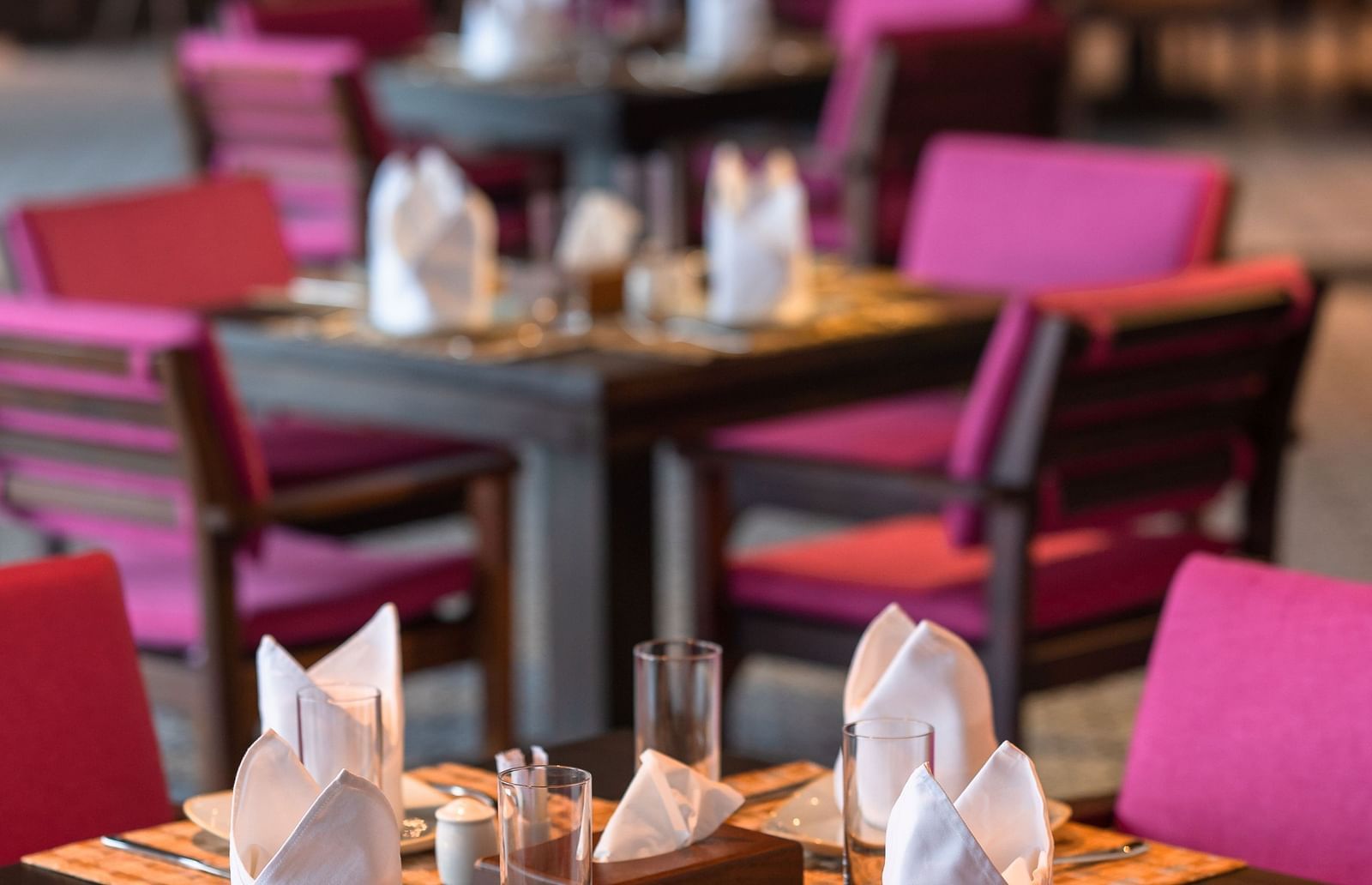 A close up view of furniture at our restaurant - Alibu Resort Nha Trang