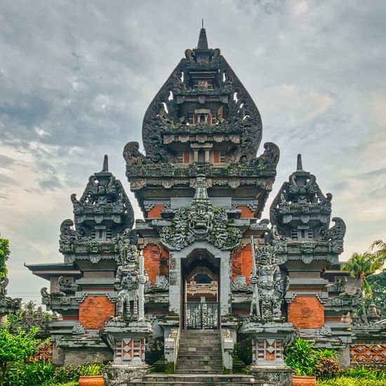 Facade of temple